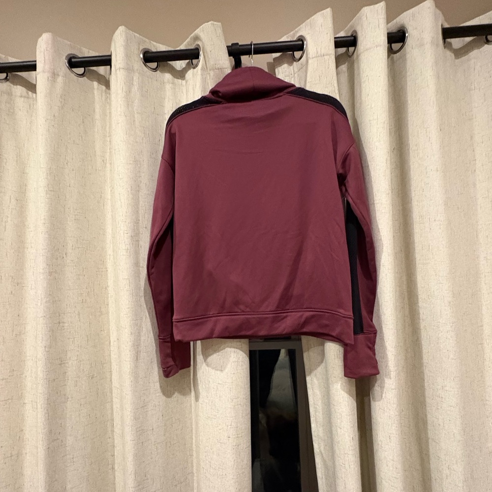 Under Armour Women's Maroon Cowl Neck Sweater - Picture 3 of 6